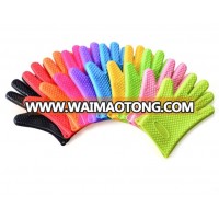 100% Food Grade Heat Resistant Silicone BBQ Glove,BBQ Grill Glove,Silicone Cooking Gloves