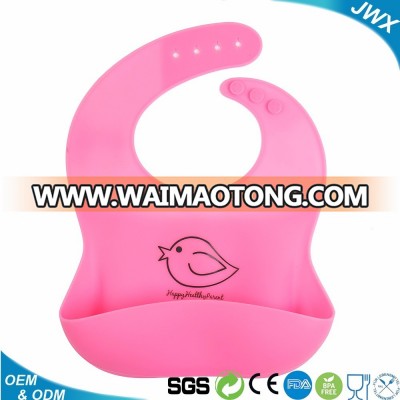 Hot Sale Silicone Baby Bib Waterproof, Baby Bandana Drool Bibs Manufacturer