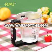 Hot sale high quality LFGB electronic kitchen scale plastic digital measuring cup