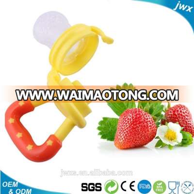 Silicone Baby Food Fruit Teether Pacifier Nipple, Swallow Fruit Fresh Food Feeder, Infant Teething Teether Toy