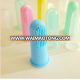 Banana shape baby silicone bendable training toothbrush